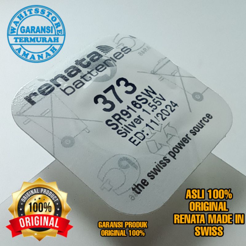 Baterai Jam Tangan Wanita Casio LTP-2069 LTP2069 373 SR916 ASLI ORI
