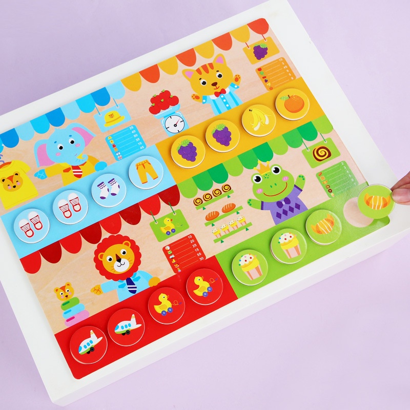 NEW Mainan edukatif untuk anak / sticker magnetik / puzzle mainan menempel