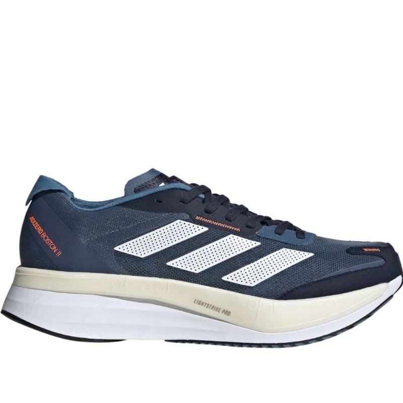 Adidas Adizero Boston 11 Wonder Steel Blue || navy white black