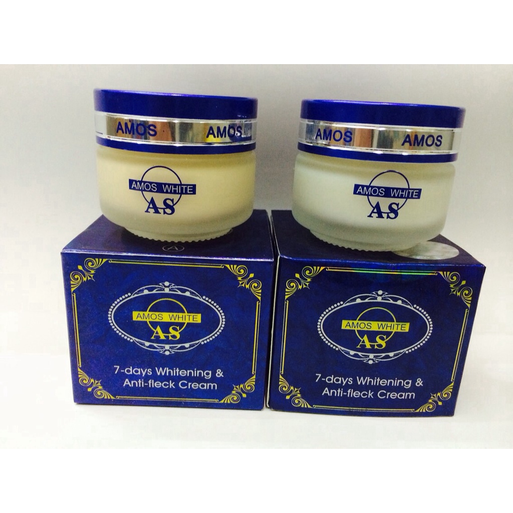 Amos White Paket Krim Siang Malam AMOS 20 gram