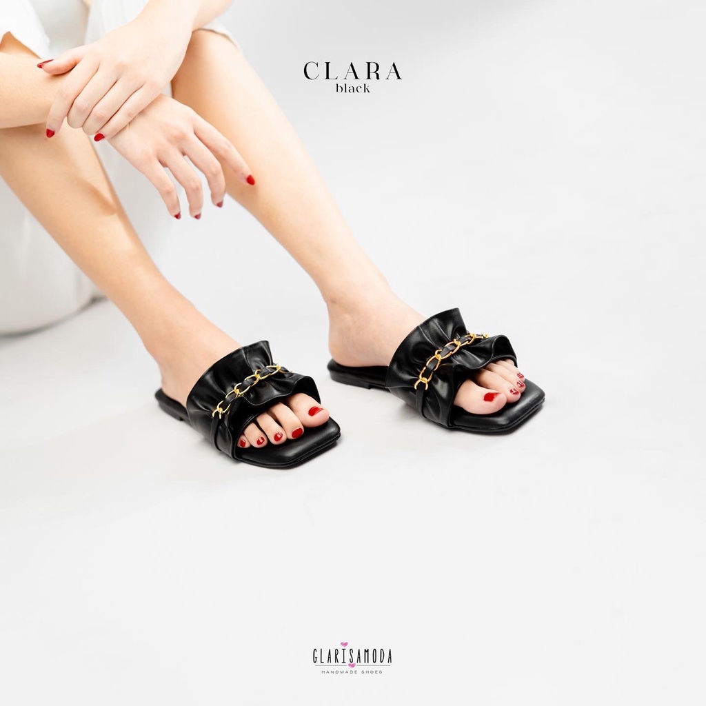 GLARISAMODA Clara Sandal Teplek Wanita Sandal Pantai Nyaman