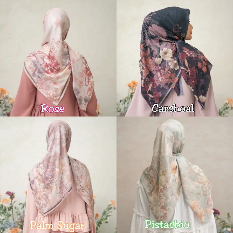 SALE KLAMBY PINA SCARF PISTACHIO CHARCOAL & PALM SUGAR By Wearing Klamby