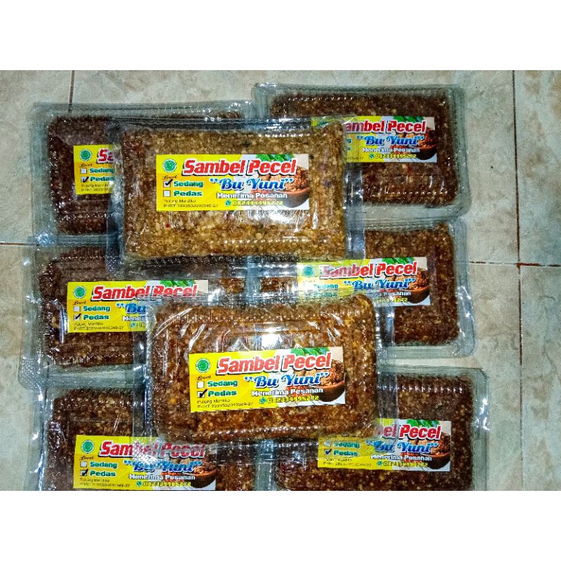 

Sambel Pecel / Kacang Bu Yuni Khas Ponorogo