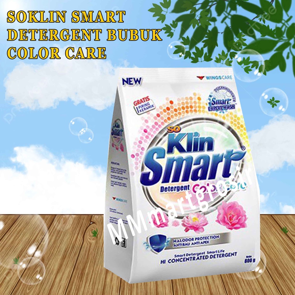 So Klin Smart/ Deterjen Bubuk/ Color Care/ So klin 725g