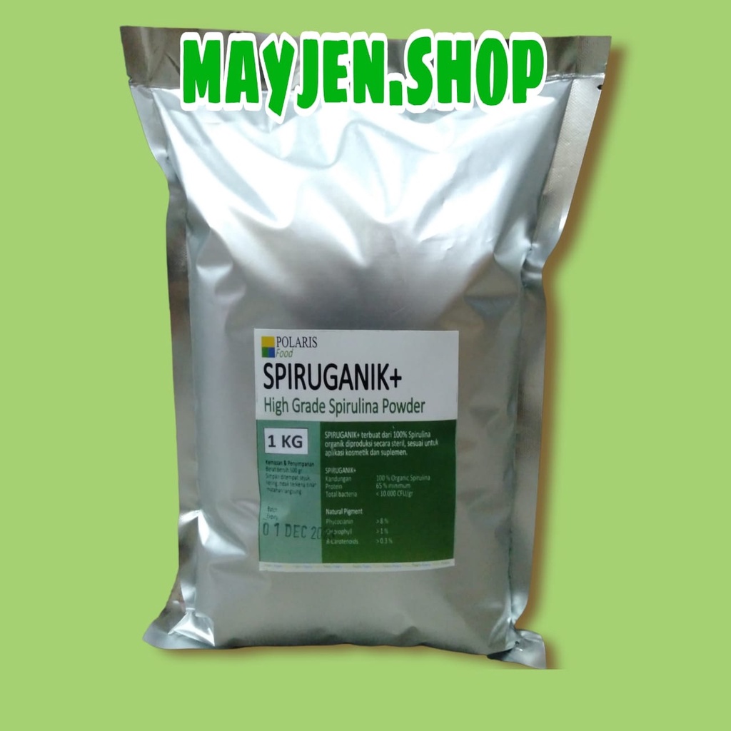 Spiruganik Spirulina Powder 1KG SPIRUGANIK+