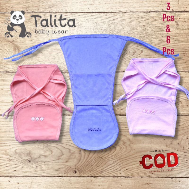 3 Pcs /6 Pcs Popok Bayi Doble Kain Popok Bayi Cuci Ulang Newborn Girl Series