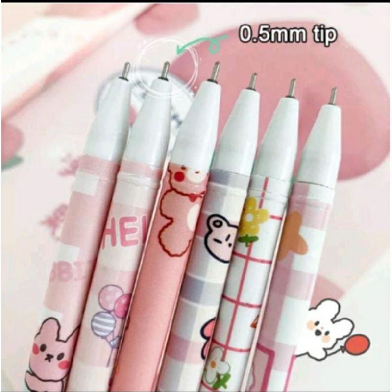 Bolpen ajaib bisa dihapus magic pen pena karakter unyu