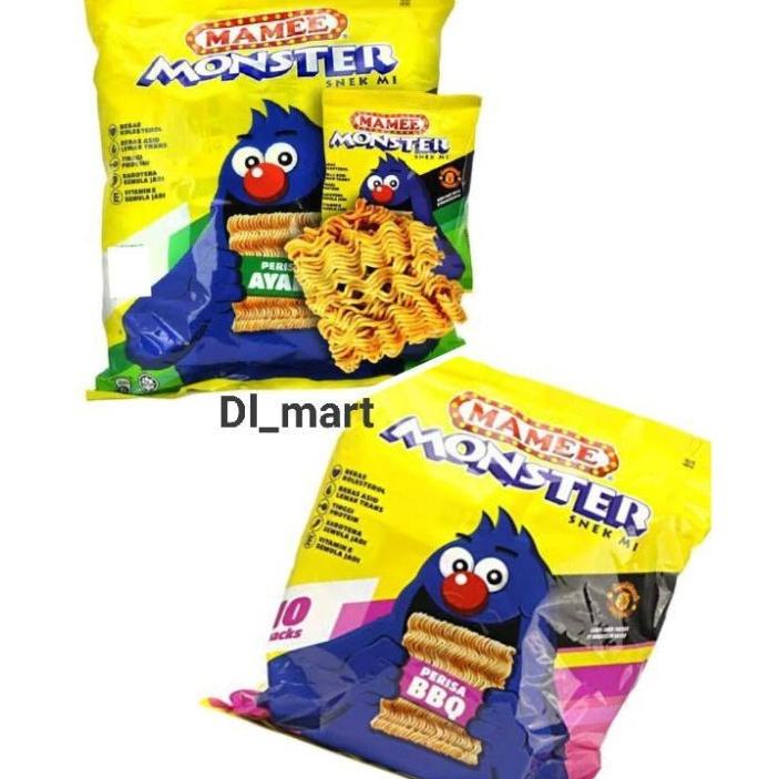 

Best Produk ・ Mamee monster BBQ / Ayam / snack noodles / snack ringan / Mamee Monster / Mamee Monsters ✪