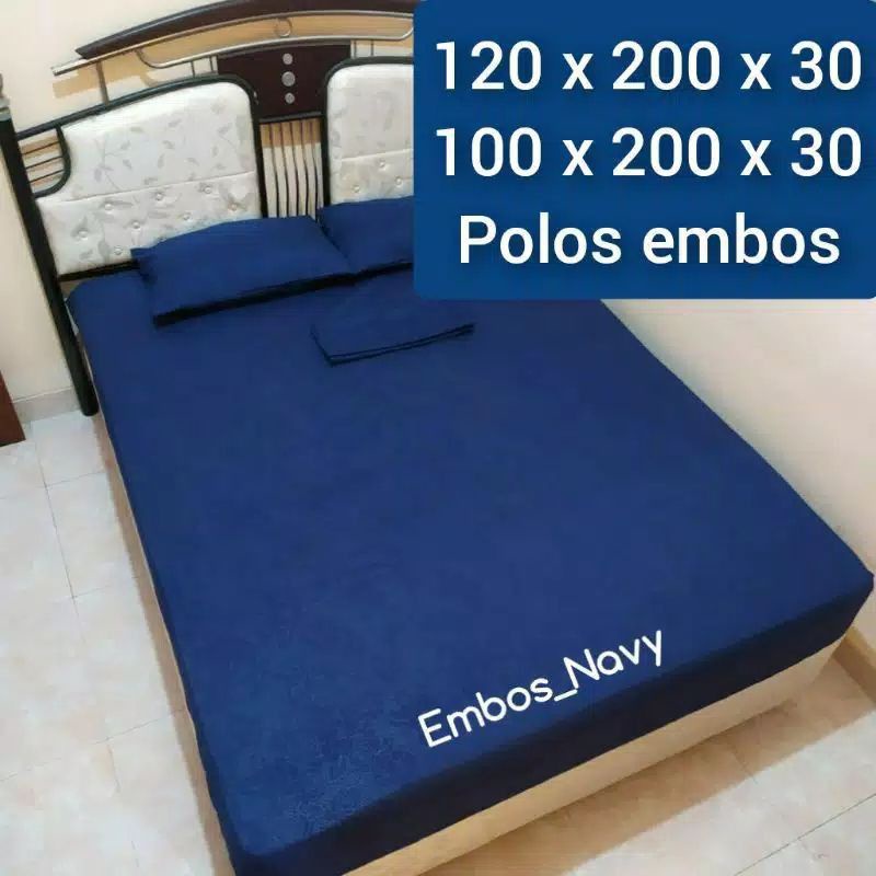 Sprei Polos Emboss Tinggi 30 Size 100x200x30 dan 120x200x30
