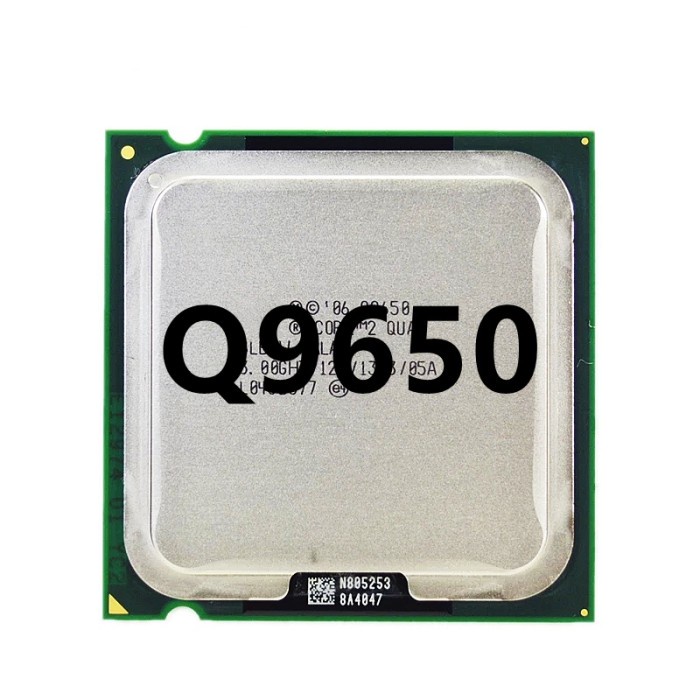 Processor Uq636 Q9650 Cpu Prosesor Quad Core 3.0Ghz 12Mb Cache Fsb 1333 Lga 775