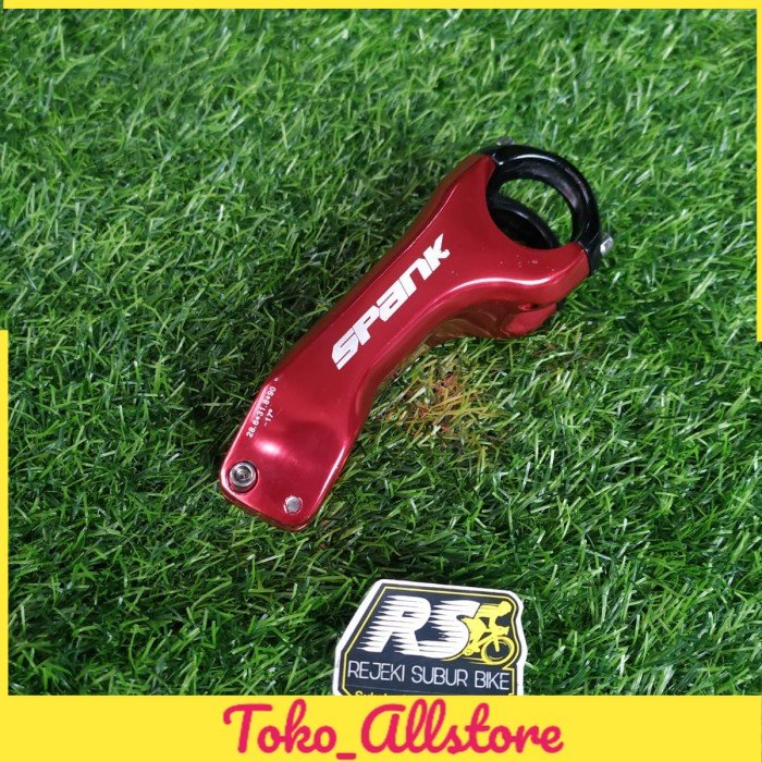 Stem Sepeda SPANK -17° nunduk OS 9 cm Oversize anodize ringan MTB road
