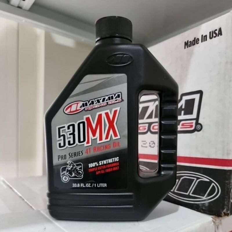 Oli mesin MAXIMA 530 MX 530MX MAXUM 4 Pro series Racing Oli 100 % Synthetic