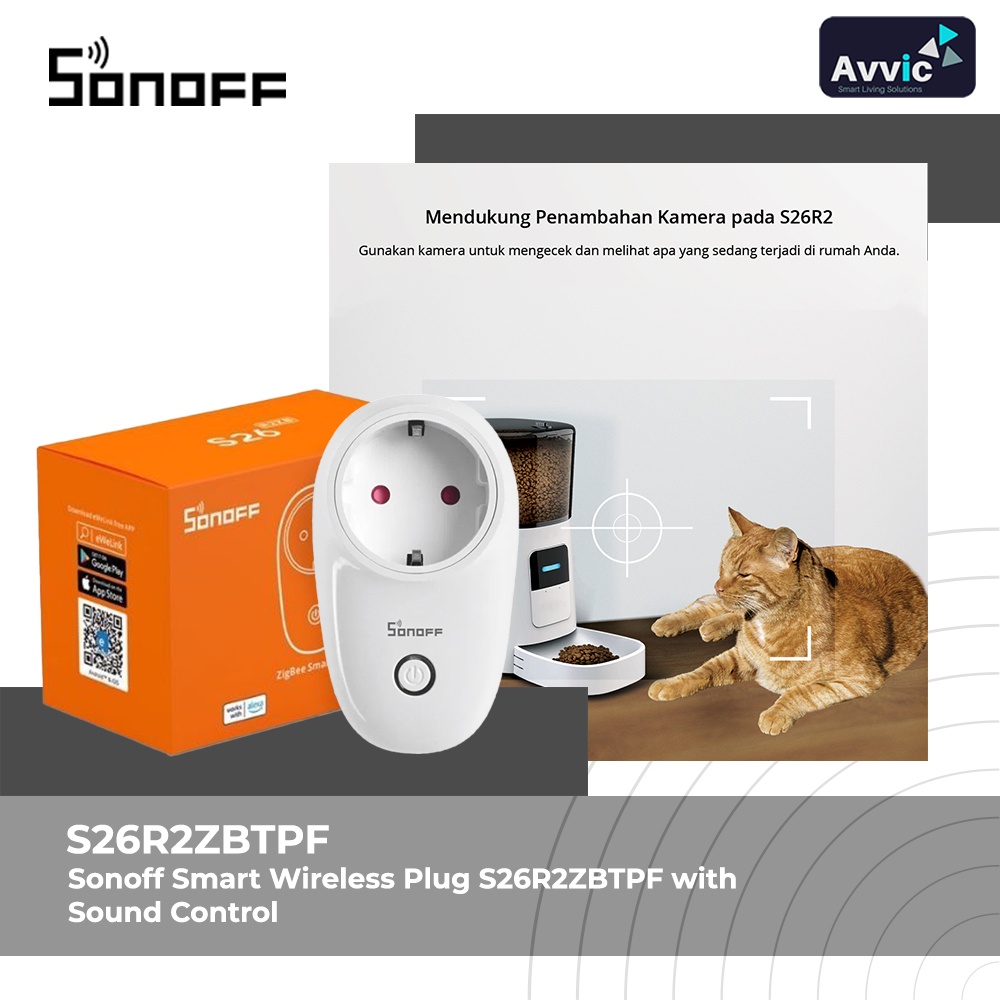 Sonoff Smart Plug S26R2ZBTPF Colokan Wireless Smart Home Steker Zigbee