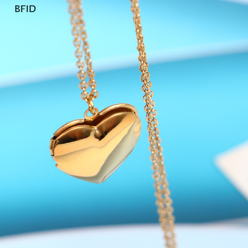 [BFID] Kalung Liontin Liontin Hati Untuk Wanita frame Foto Valene lovers Necklace [ID]