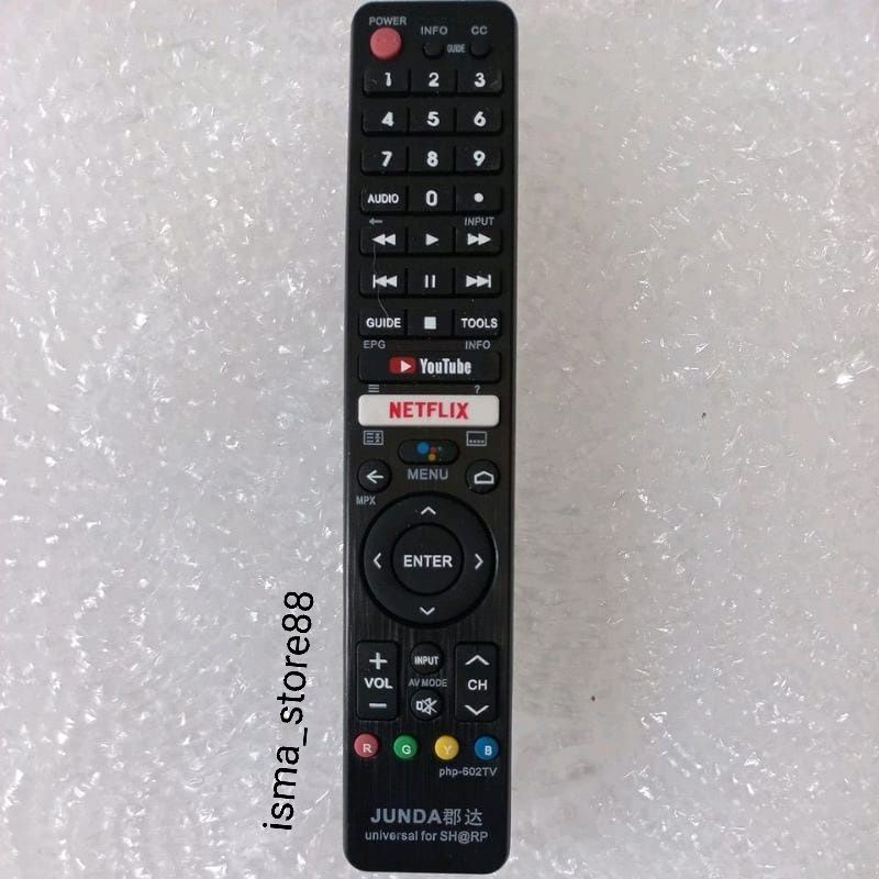 REMOT TV SHARP AQUOS ANDROID TV LED/LCD GB326WJSA (JUNDA)