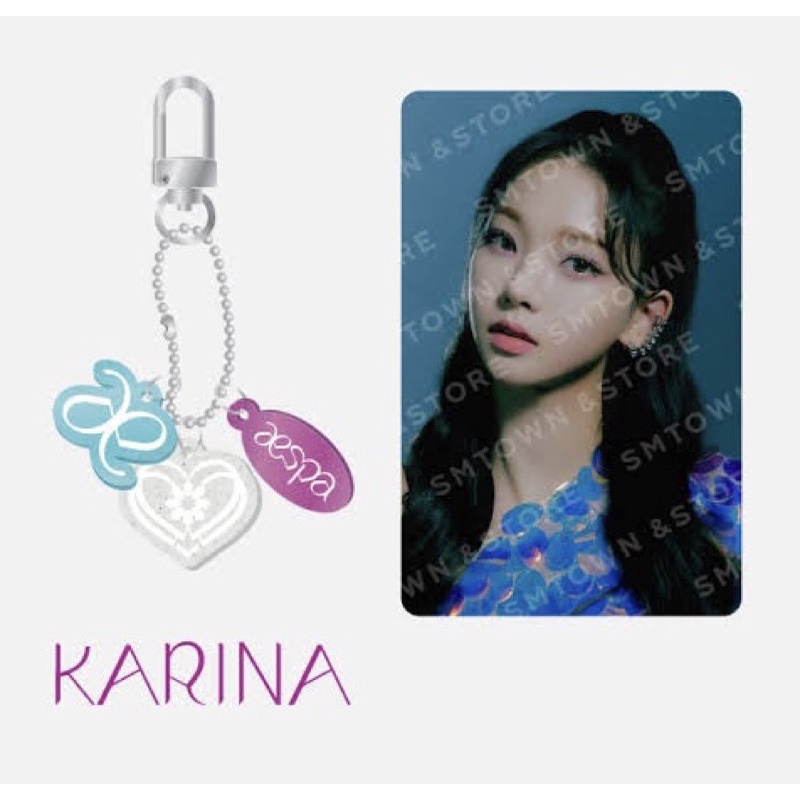 [Take All] Acrylic Keyring + Pc Karina aespa - SMTOWN 2022 Keyring akrilik aespa Karina official