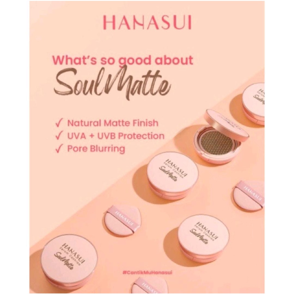 ✦SINAR✦ Hanasui serum cushion soulmatte 15gr