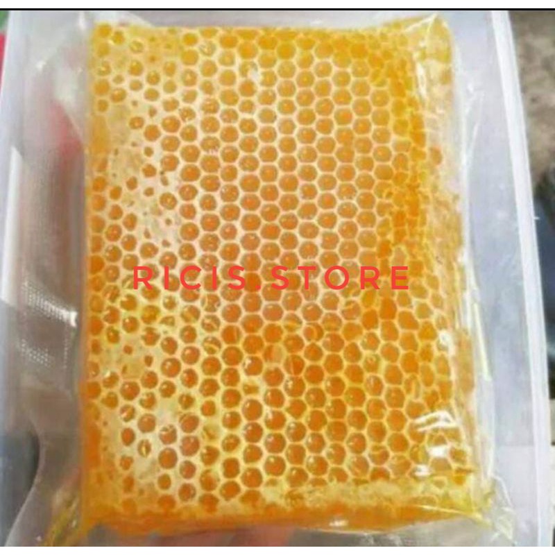 Madu sarang asli sarang madu raw honey madu mentah honeycomb madu melifera 250 gram