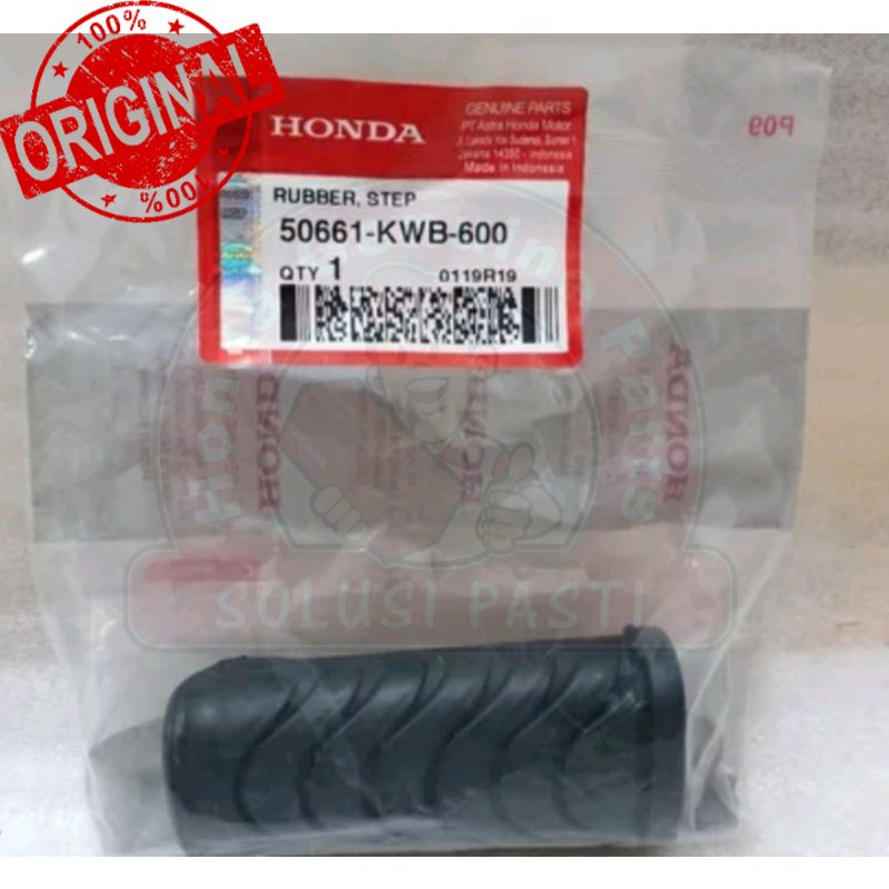 `Original  Karet foot step Blade supra X 125 Revo  50661KWB600 50661-KWB-600 Jaminan 100% Asli Honda