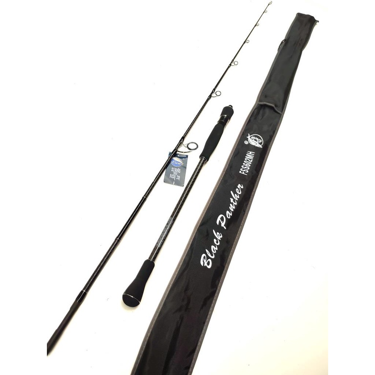Joran Jigging Orca Black Panther FSS602MH Bahan Carbon Non Fuji Kuat