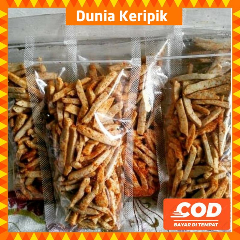 

Basreng stick basreng stik PEDAS DAUN JERUK 500gr basreng stik pedas basreng stik