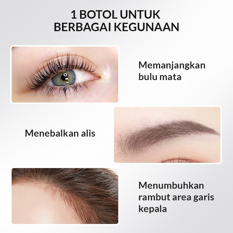 READY BIOAQUA EyeLash Serum Bulu Mata dan Alis BPOM Halal 7ml Pelentik Bulu Mata Serum Penumbuh Bulu Mata dan Alis