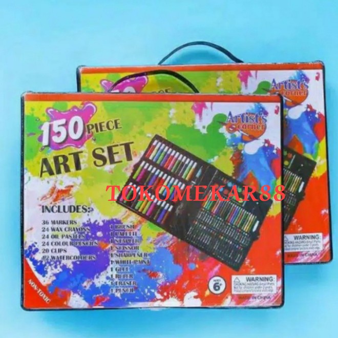 

Terlaris ✨ -Art set isi 150 pcs pensil crayon warna set alat lukis- 2.1.23