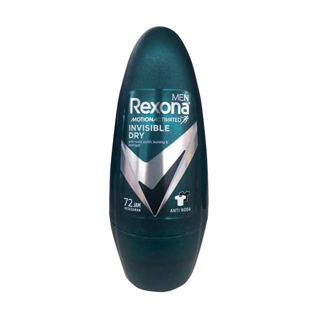 Rexona Men Invisible Dry, Adventure, Lime Cool, Ice Cool, Ultra Recharge, Sport Defense, Activ Bright, Charcoal Deodorant Roll On Pria