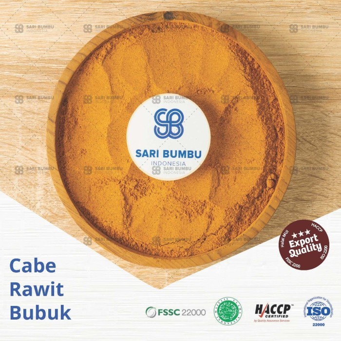 

Small Red Chili Powder/ Bubuk Cabe Rawit 250 Gram