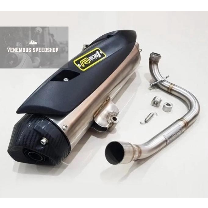 Knalpot Rob1 Standar Racing PCX 150 - V Cap
