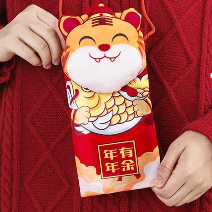 

2022 AMPLOP ANGPAO TAHUN BARU CINA IMLEK GAMBAR HARIMAU WARNA MERAH H2 RG64654T