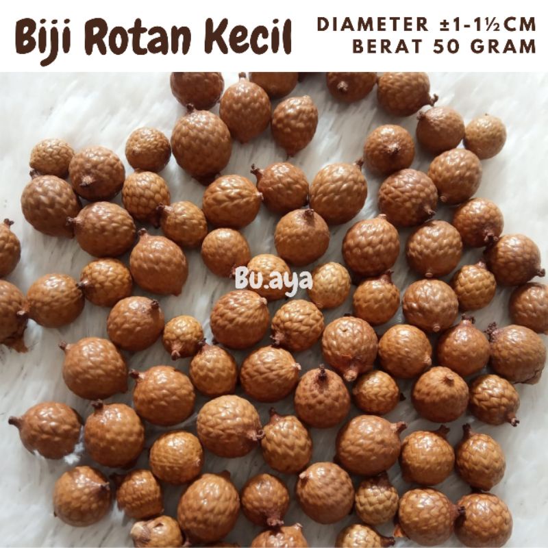 BK5 Biji rotan mini bahan mahar rustik hias ringbox