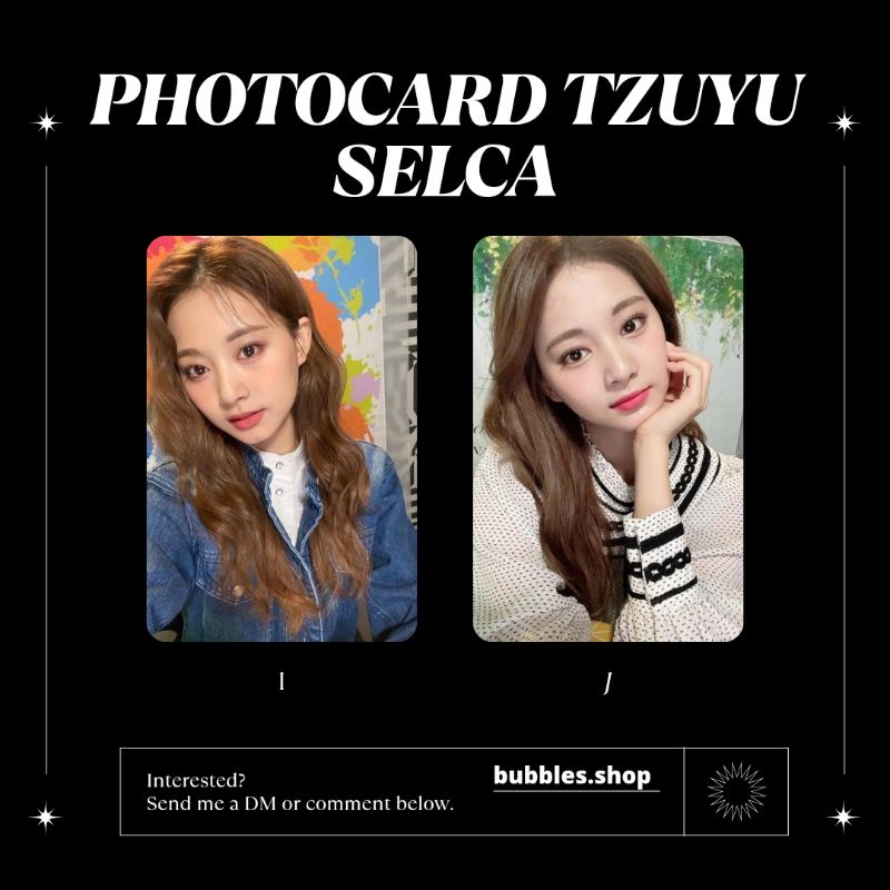 PHOTOCARD UNOFFICIAL TZUYU TWICE SELCA