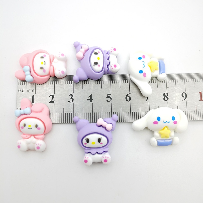 [5] RESIN SANRIO DIY / CLAY RESIN SANRIO BINTTANG / MOTIF CINNAMOROLL/ MELODY/ KUROMI