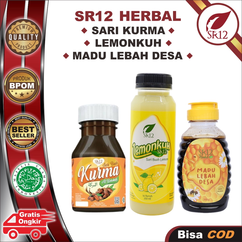 

SR12 HERBAL LEMONKUH / SARI KURMA / MADU LEBAH DESA / SARI BUAH LEMON / MINUMAN NUTRISI DIET DETOX / HERBAL PELANGSING / MENINGKATKAN STAMINA / MENCEGAH ANEMIA / MENINGKATKAN IMUNITAS & DAYA TAHAN TUBUH / SUPLEMEN TUBUH / MINUMAN VITAMIN / MINUMAN HERBAL