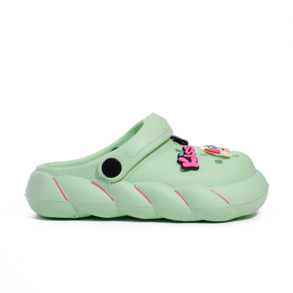 Sandal baim anak-anak sendal import anak cewek model slop tali let belakang collin 6130 5M 18-23