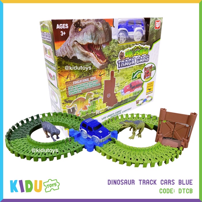 Mainan Anak Track Dino Mobil Dinosaur Track Cars Kidu Toys