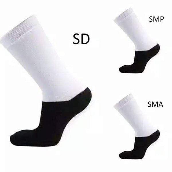 Kaos Kaki Sekolah Hitam Putih Anak SD/SMP/SMA