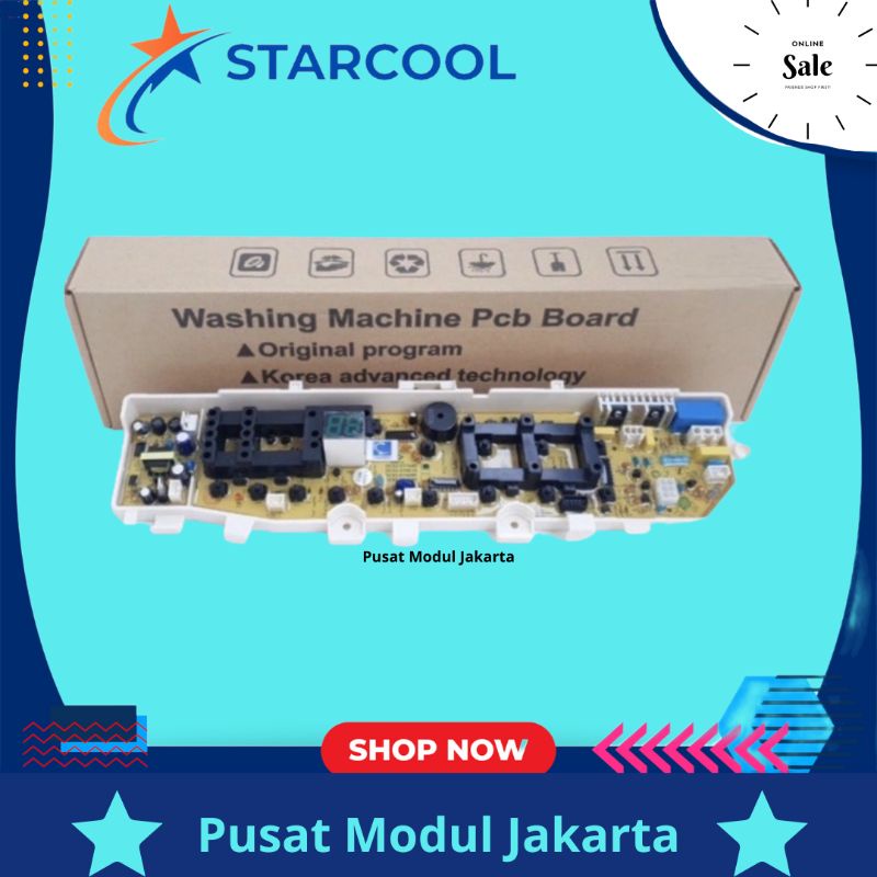 SAMSUNG 8.5kg WA85H4000HA ( WA85H4000HA/SE ), Modul pcb mesin cuci Top Loading