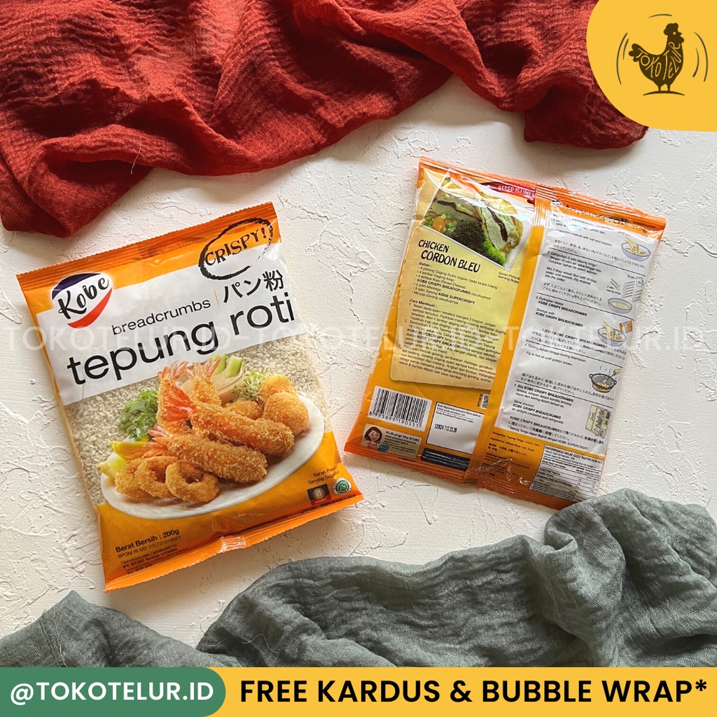 KOBE - TEPUNG Roti Crispy / Breadcrumps / Tepung Roti Putih