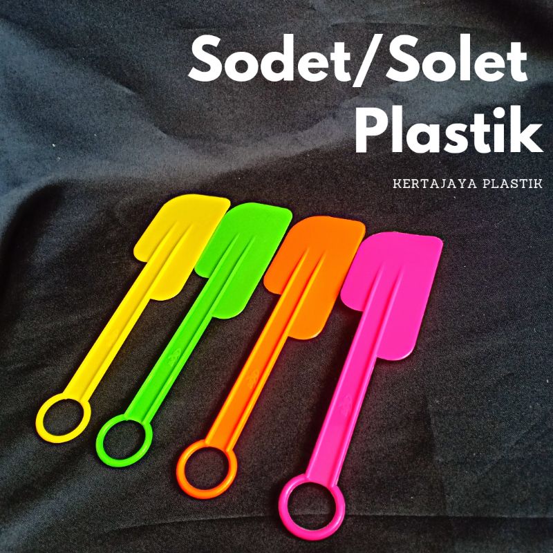 (COD) SOLET PLASTIK / SOLET KUE / SOLET PLASTIK WARNA / SOLET SAMBEL / SOLET BUMBU