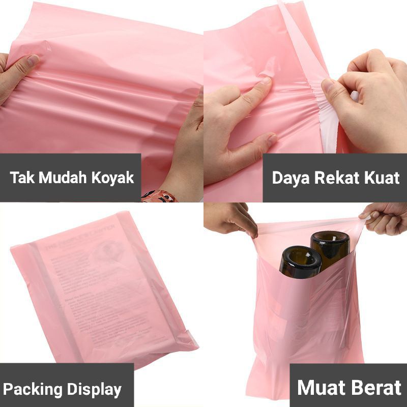 

Plastik Polymailer/Plastik Bag/plastik Online shop pink