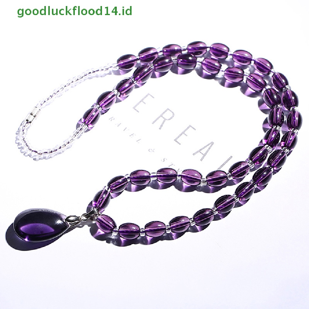 [GOOGFOUR] Kalung Amethyst Gelang Kristal Kerajinan Crystal Decorativas Perhiasan Batu Mentah [TOP]