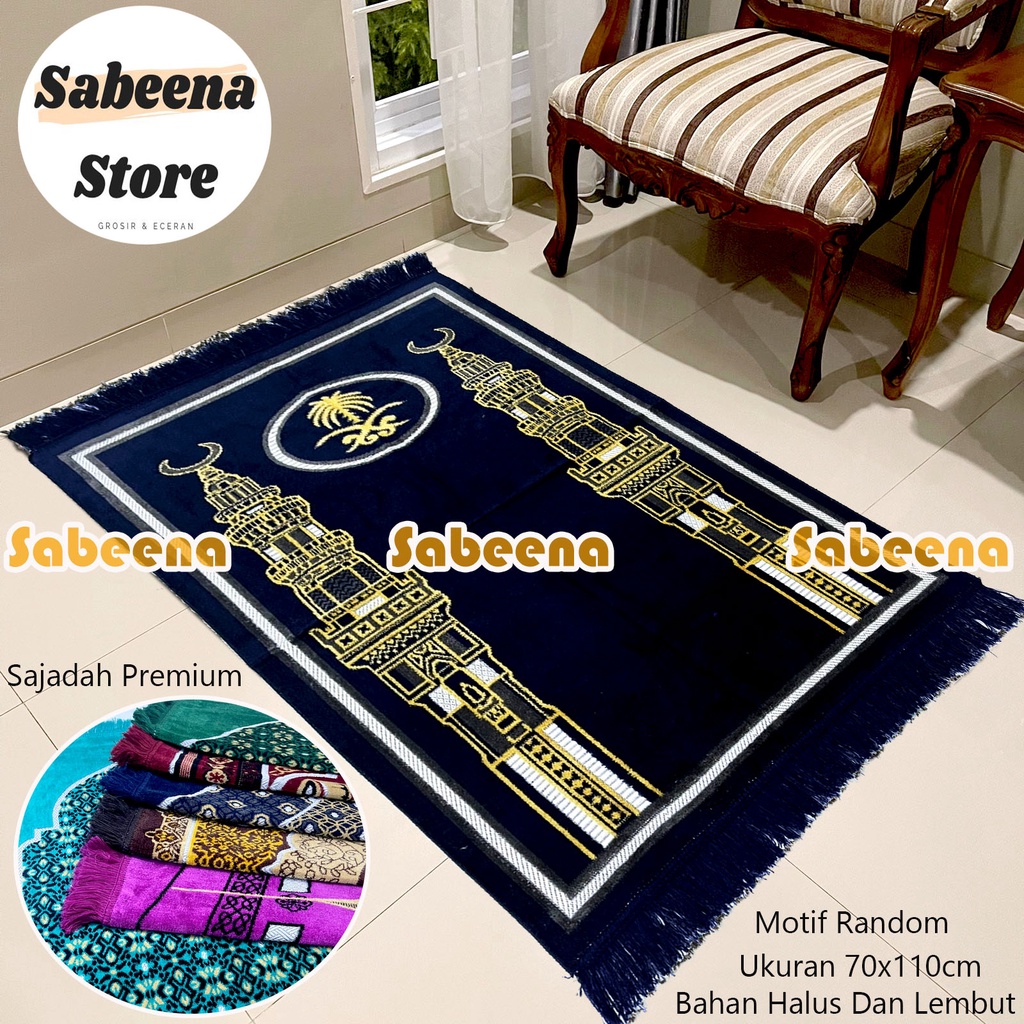 SajadahTurkey Super Premium Ukuran Dewasa 70 cm x 110 cm Perlengkapan Shalat