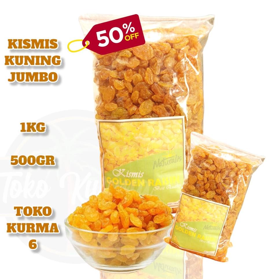 

✨Promo✨ Hari Ini KISMIS MANIS SEMI JUMBO 500GR buruan