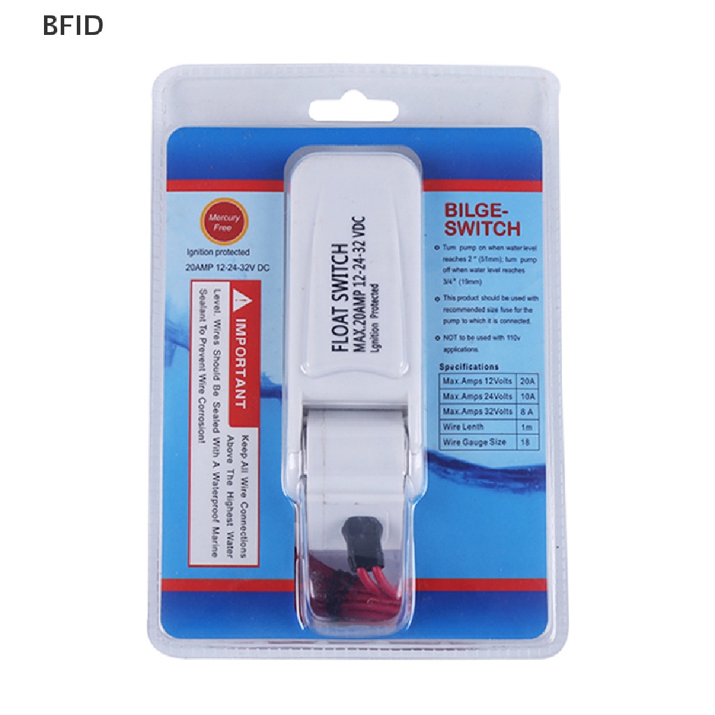 [BFID] 12v 1100GPH Pompa Bilge Otomatis Perahu Submersible Pump Marine Float Switch U7W6 [ID]