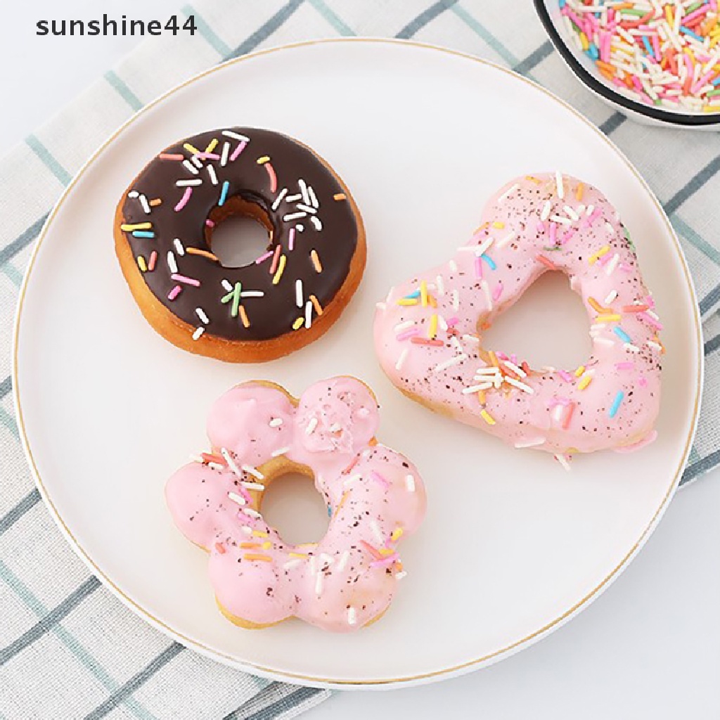 Sunshine DIY Kreatif Cetakan Donat Doughnuts Cooking Cutter Desserts Bread Cutg Maker Kue Decorag Tools Aksesoris Kue Dapur.