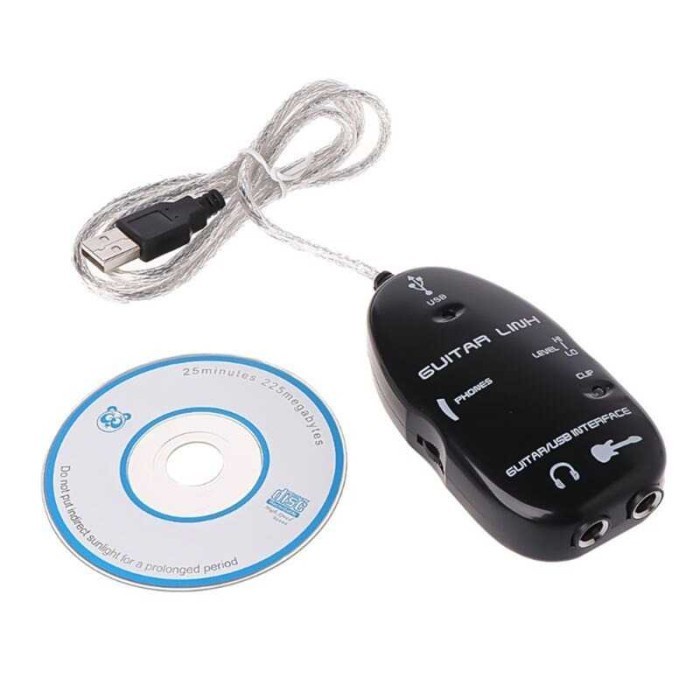 Port Homeland Usb Guitar Link Audio Cable For Pc / Mac - Hd031