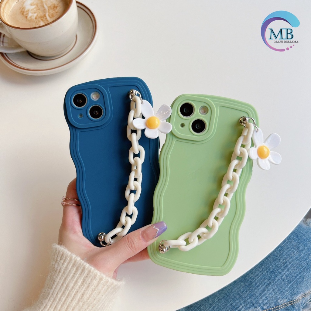 SOFTCASE WAVY WAVE GELOMBANG WARNA RANTAI FOR REALME C1 C2 3 5 5I 5S 8 PRO 8I MB4141