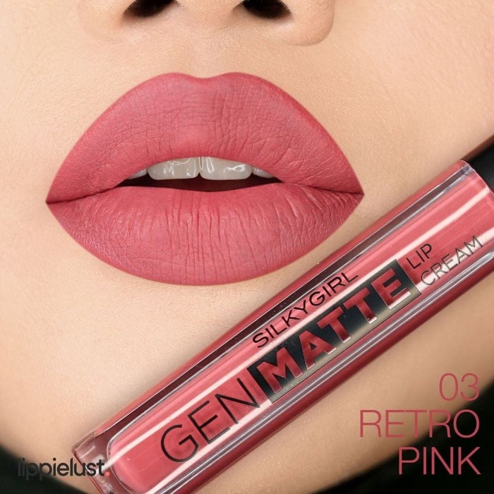 SILKYGIRL Gen Matte Lip Cream 03 Retro Pink